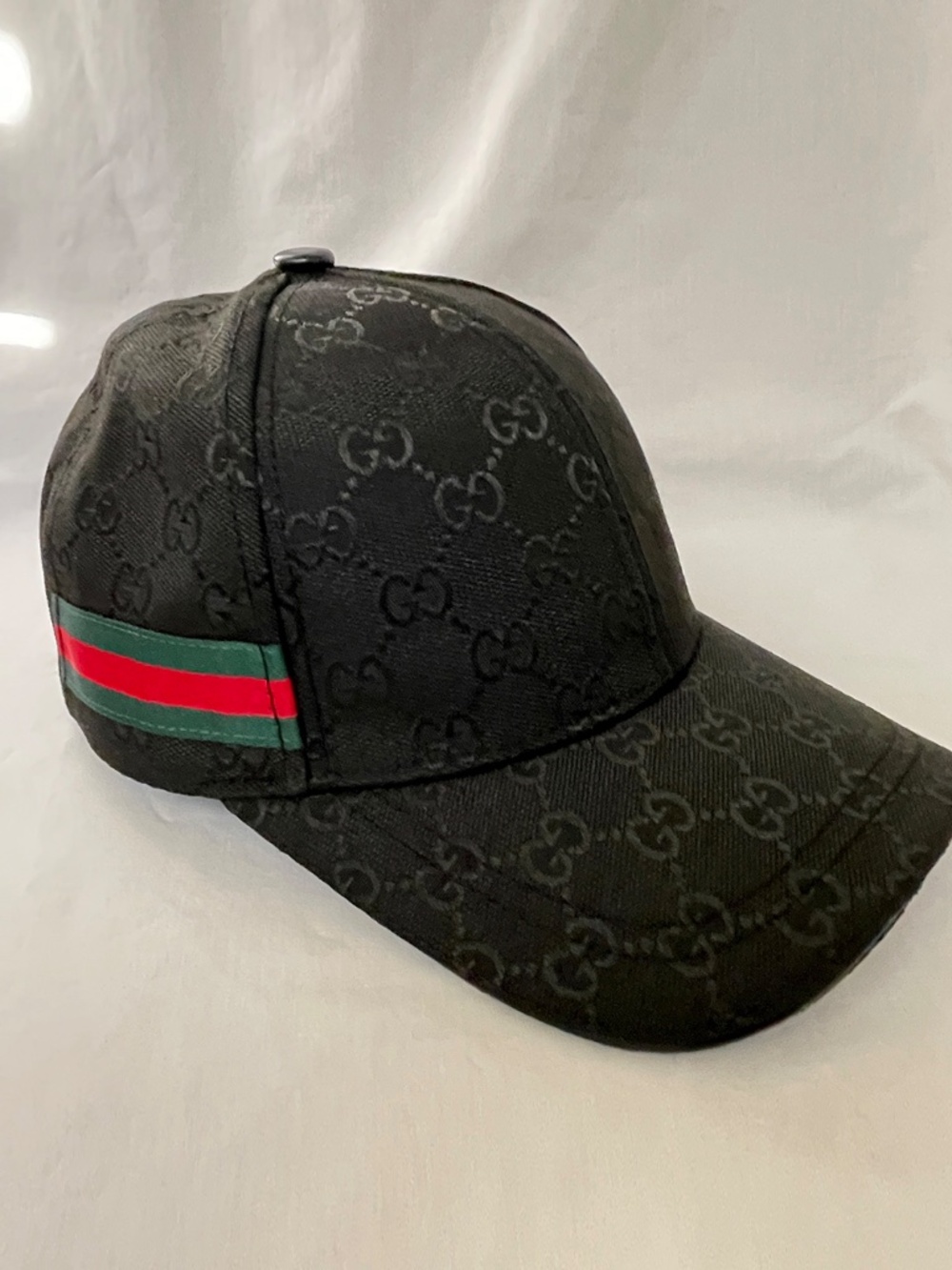 Gucci-Style Baseball Cap Web Stripe Unisex